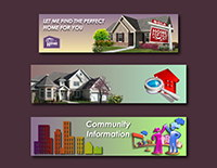 Image of website banners